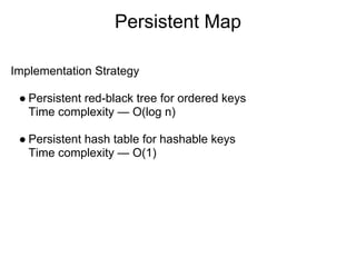 Persistent Data Structures by @aradzie | PDF