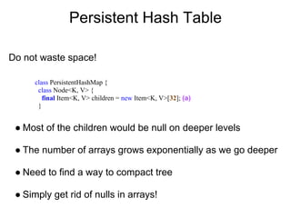 Persistent Data Structures by @aradzie | PDF