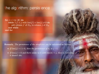 the algorithm: persistence
Image:Pierre-Emmanuel BOITON (CC BY 2.0)
 