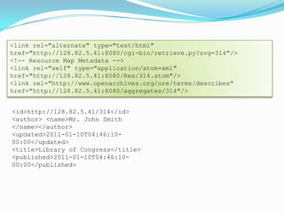 On The Server …Different types of resources or URIs are associated with every annotation. The target resource [URI-T] [may contain more than one target]