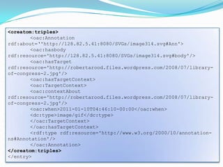 Link to other URI/URIs from different website. 