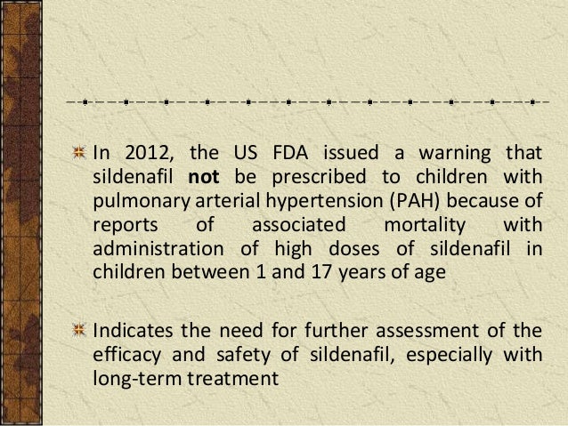 Sildenafil For Pulmonary Hypertension In Neonates
