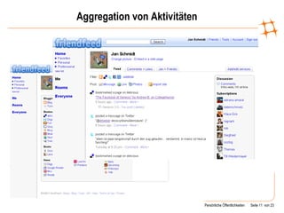 Aggregation von Aktivitäten 