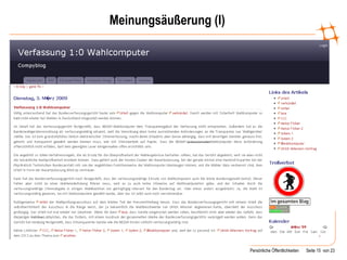 Meinungsäußerung (I) 