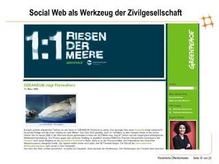 Social Web als Werkzeug der Zivilgesellschaft 