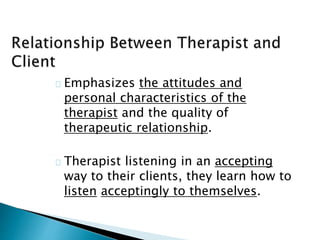 Person centered therapy | PPTX