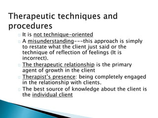 Person centered therapy | PPTX