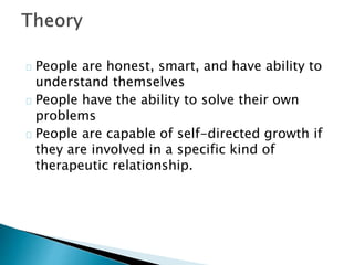 Person centered therapy | PPTX
