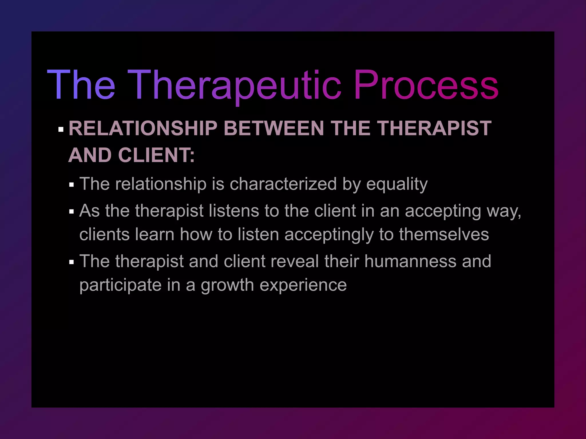 Person centered therapy | PPTX