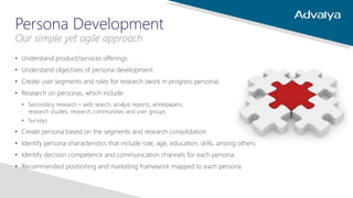 What is Persona development and how to create effective user persona? | PPT