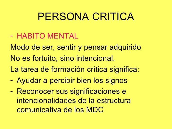 Persona Critica