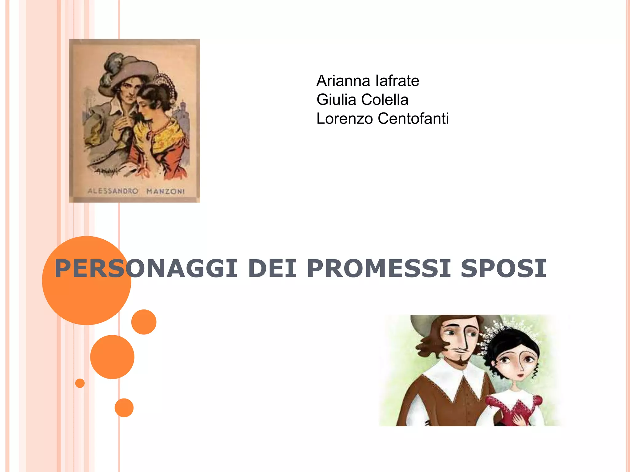 Personaggi dei Promessi Sposi | PPTX