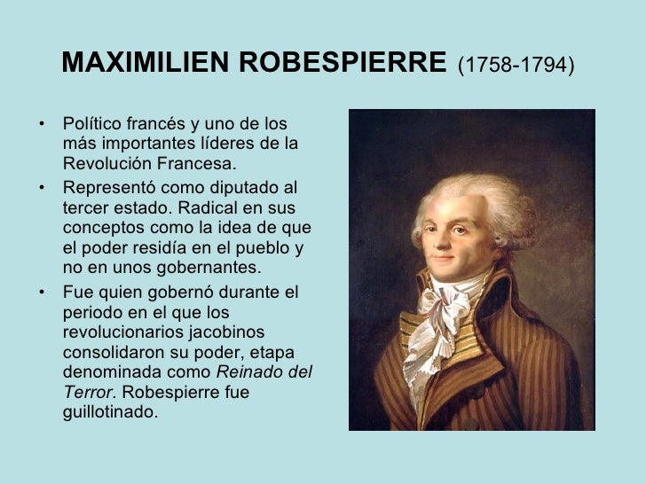 Personajes de la revolución francesa