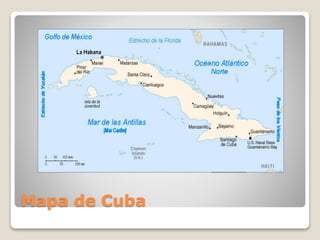 Mapa de Cuba
 