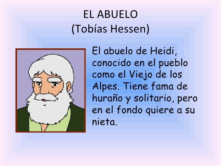Personajes de la serie heidi