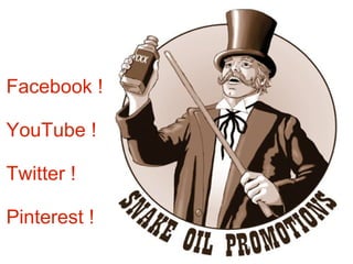 Facebook !

YouTube !

Twitter !

Pinterest !
 