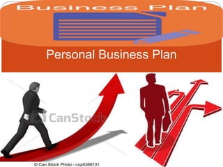 Personal Business Plan
 