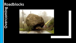 Roadblocks
Overcoming
 