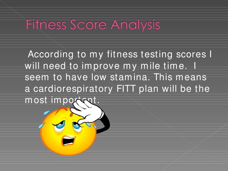 personal fitness plan project