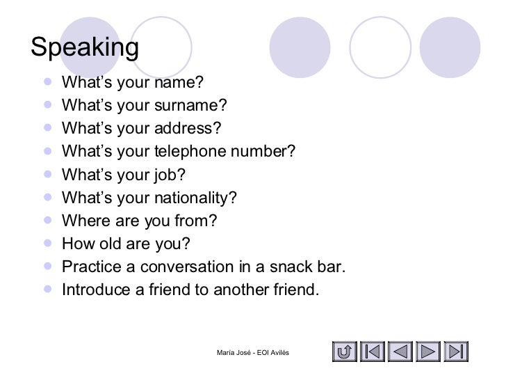 personal information