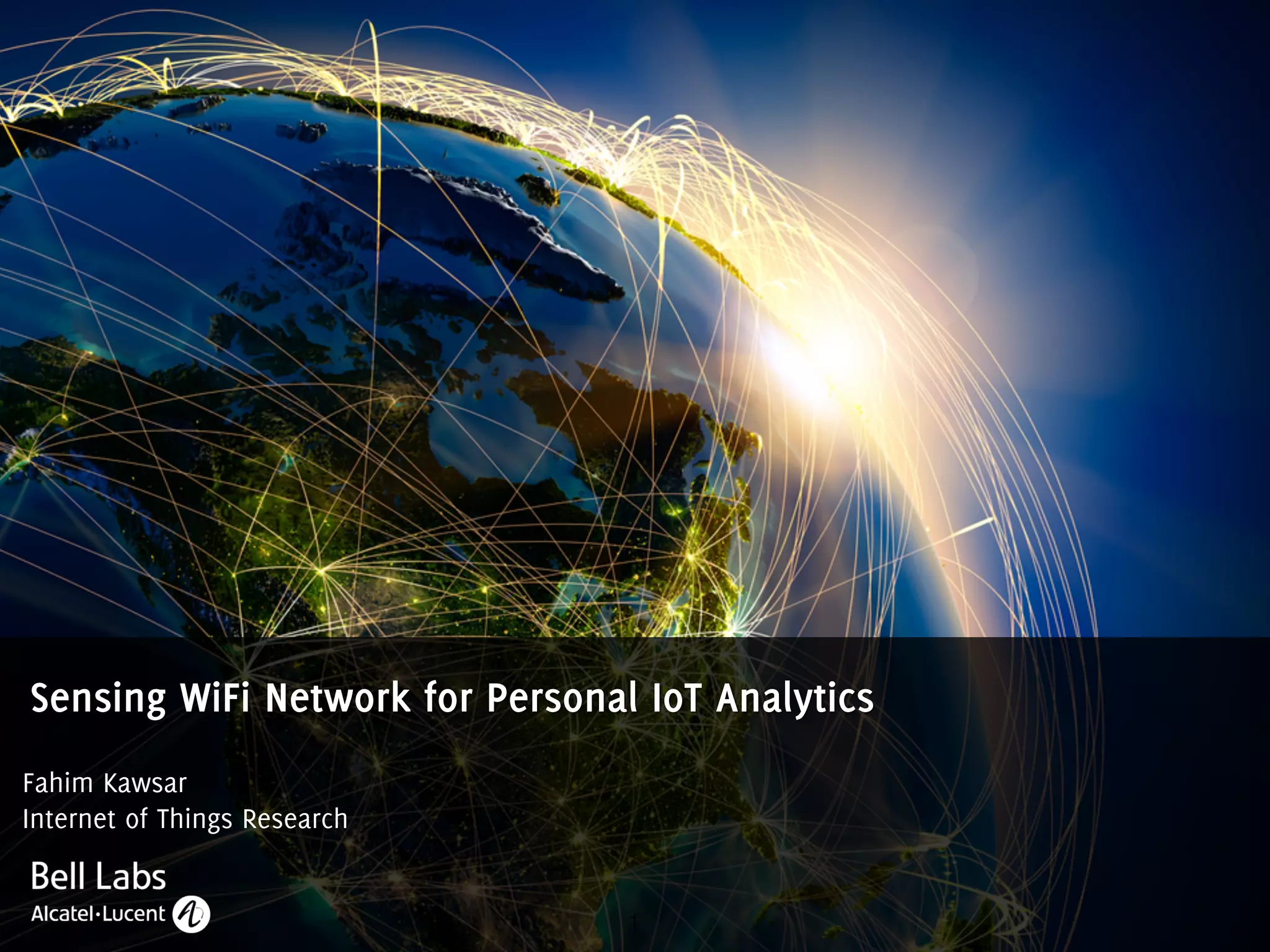 Sensing WiFi Network for Personal IoT Analytics | PDF