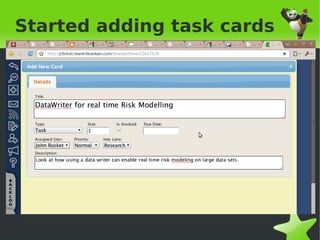 Started adding task cards




              
 