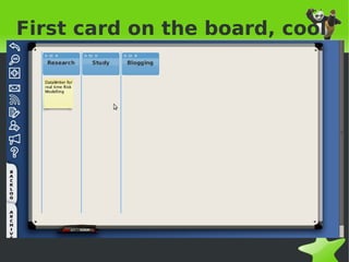 First card on the board, cool




               
 