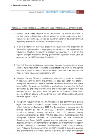 Personal and professional attributes and interpersonal effectiveness