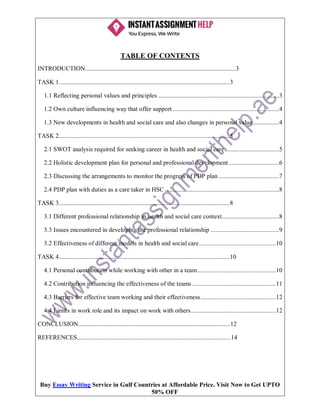 Personal and professional development | PDF