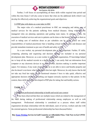 Personal and professional development | PDF