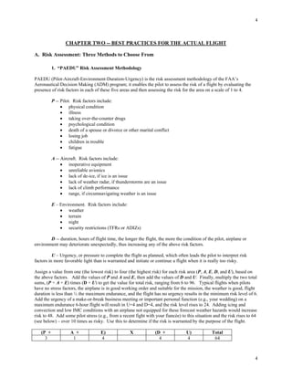 Flight Risk Parents Guide Personal and Weather Risk Assessment Guide v1.0 | PDF