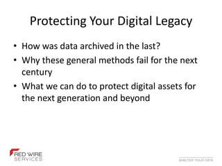 Protecting Your Digital Legacy | PPTX