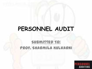 Personal audit