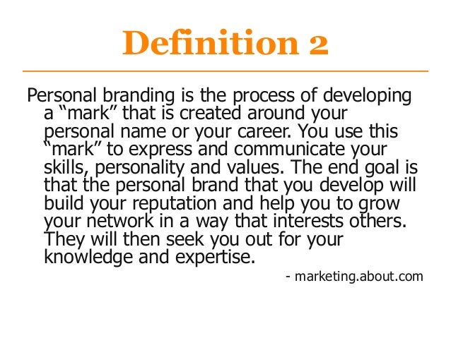 personal brand definition