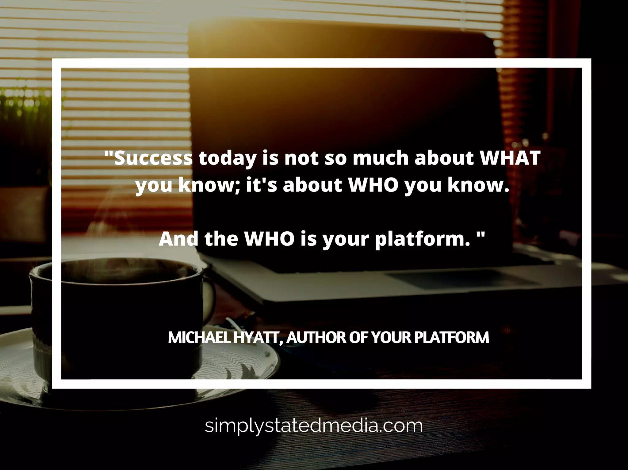 "Today, talented individuals need
organizations a lot less than organizations
need talented individuals.
It used to be that there was a stark boundary
between who's working on their own and
who's working in corporate America. The
boundary is now more permeable."
simplystatedmedia.com
DAN PINK, AUTHOR OF FREE AGENT NATION
 