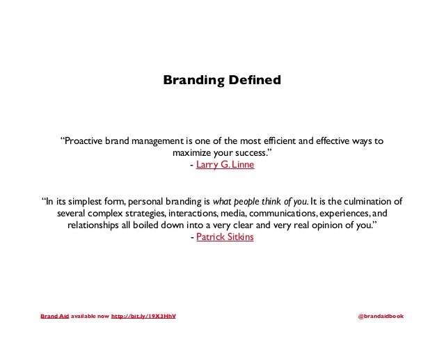 personal brand definition