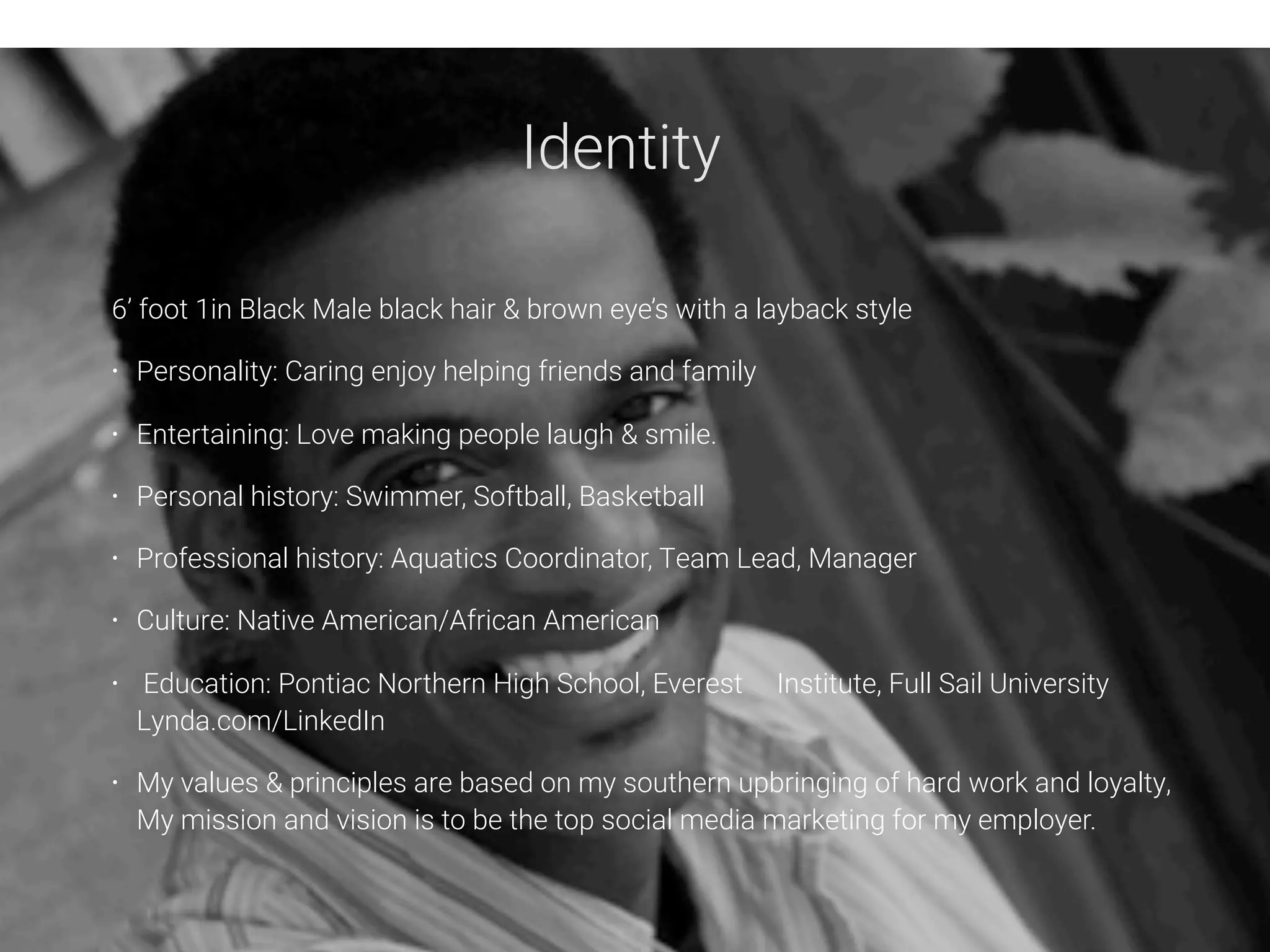Personal brand canvas ppt