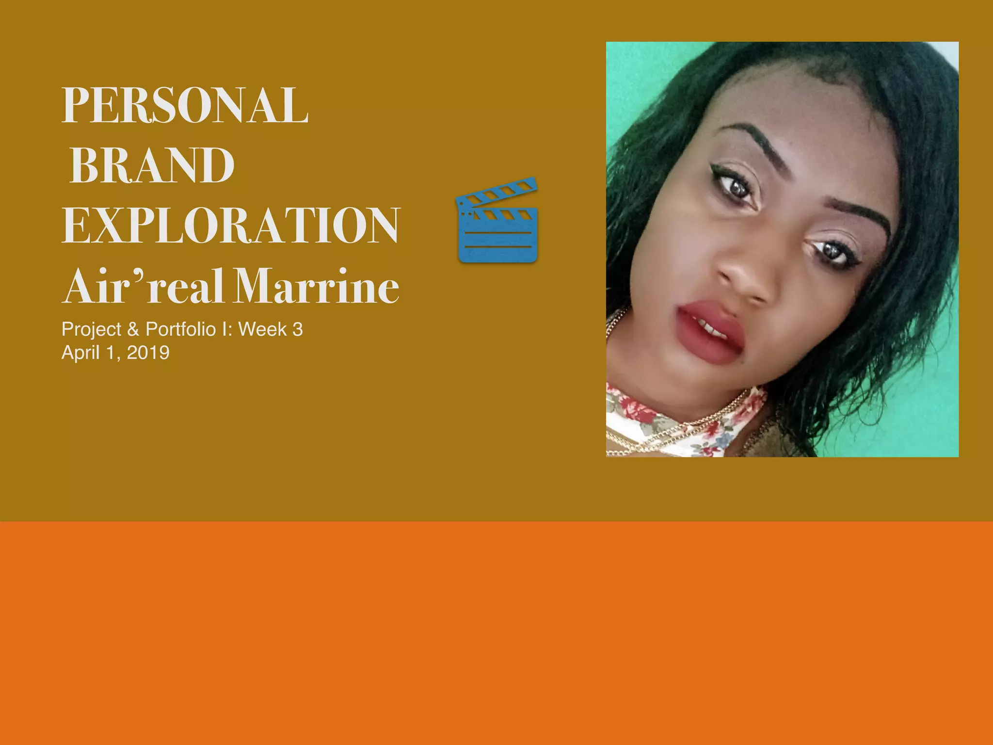 Personal brand exploration: Air'real Marrine | PPT