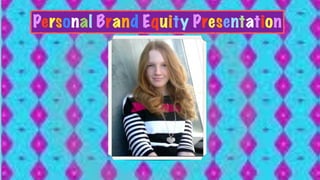 Personal Brand Equity Presentation
 