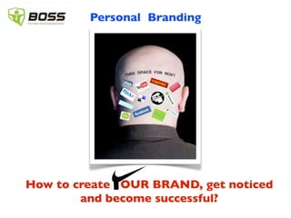 Personal Branding




How to create OUR BRAND, get noticed
        and become successful?
 