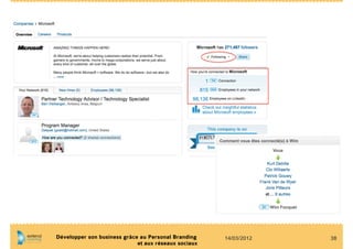 Développer son business grâce au Personal Branding    14/03/2012   38
                             et aux réseaux sociaux
 