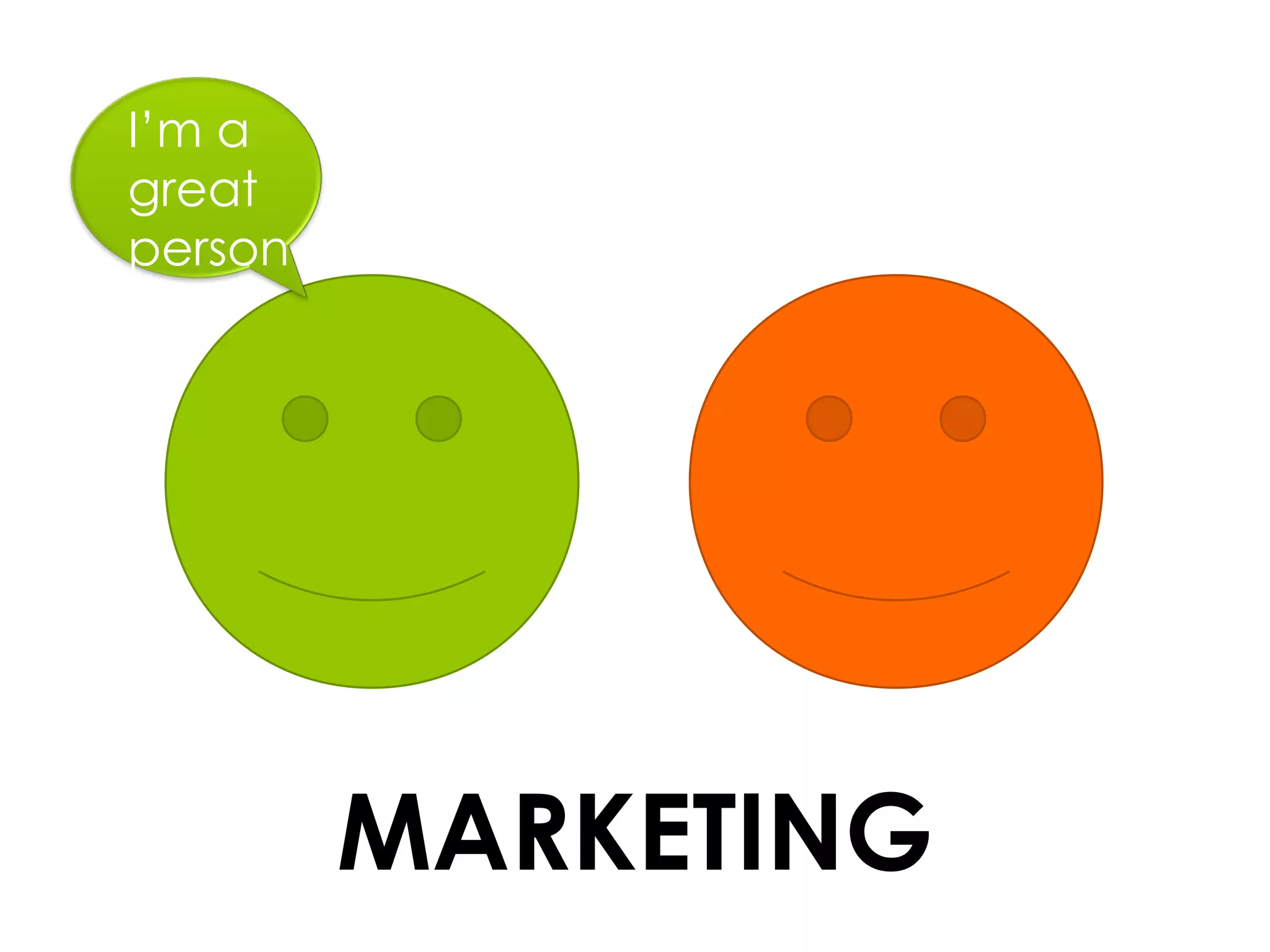 I’m a
great
person
.




         MARKETING
 