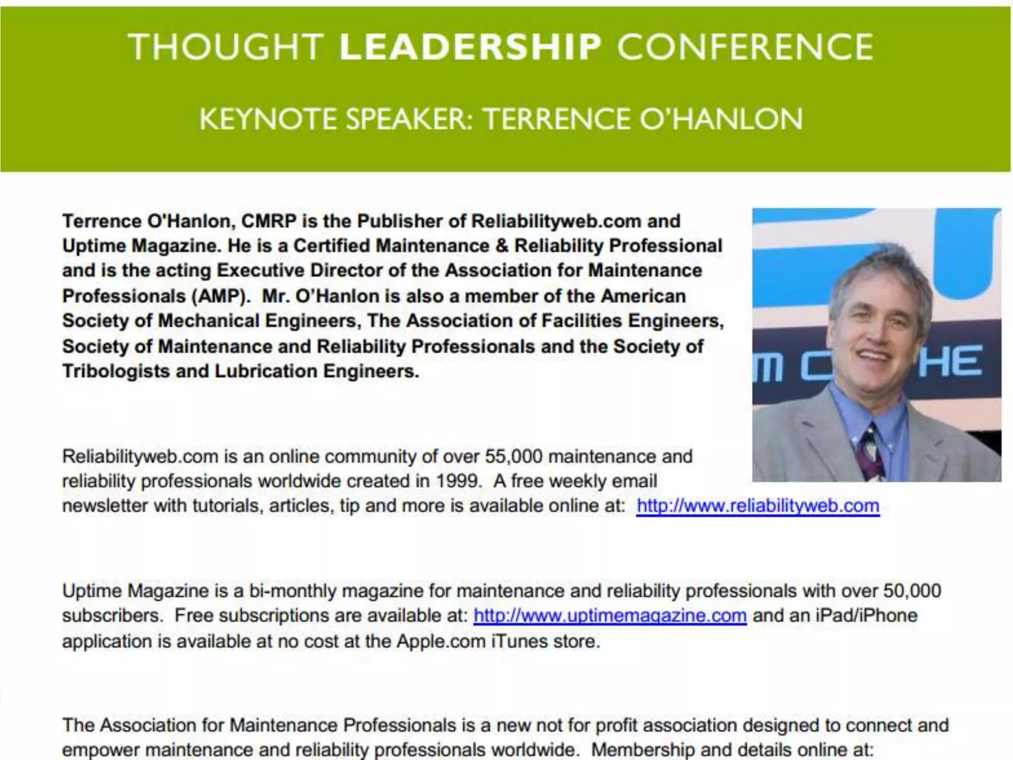 Personal branding
examples
conference
 