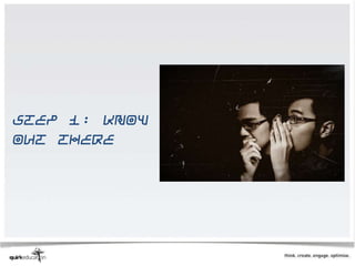 Step 1: Know what’s
out there
 