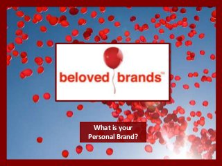 What is your
Personal Brand?
 