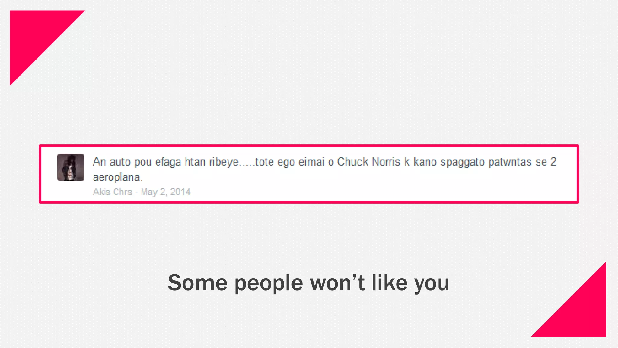 What do people like to share on
Social Media?
 