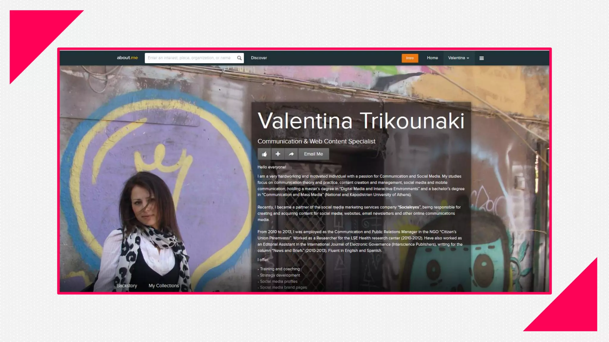 3. Post every day to your most valued social
profiles
 