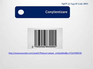 OpEN @ LigaAC Labs 2013
           Conditions of use
                                 ǲșپԳپ




http://www.youtube.com/watch?feature=player_embedded&v=F7pYHN9iC9I
 