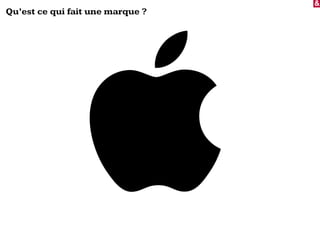 &
Qu’est ce qui fait une marque ?
 