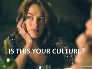 32
IS THIS YOUR CULTURE?
 